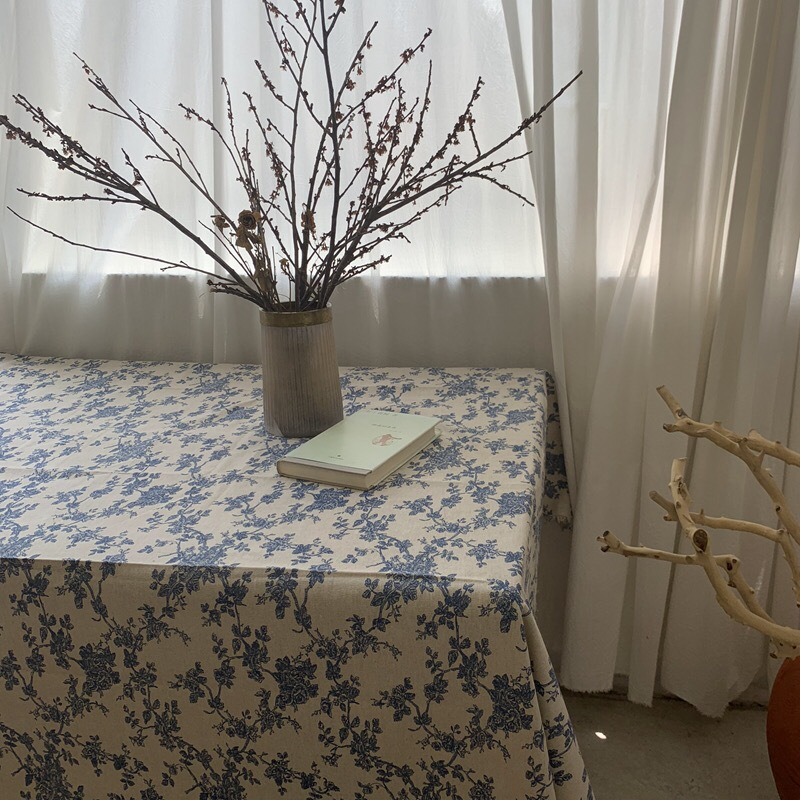 Khăn Trải Bàn Bằng Vải Cotton In Nổi Họa Tiết Ba Chiều Dùng Khi Đi Dã Ngoại Onemore