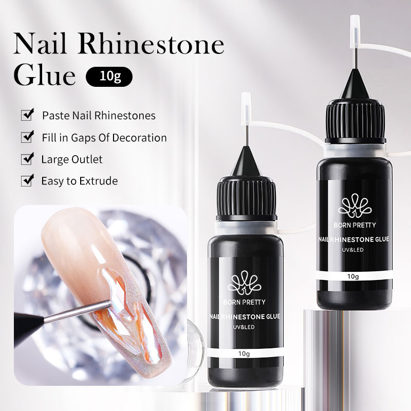 Gel đính đá BORN PRETTY trang trí móng tay cao cấp 10g