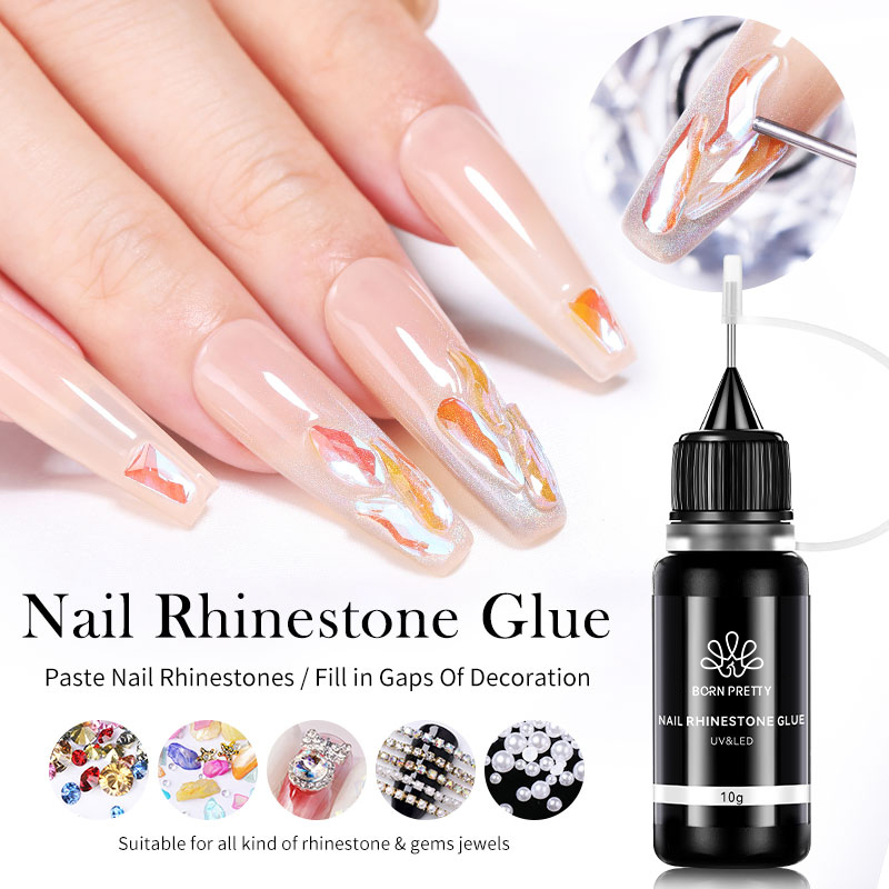 Gel đính đá BORN PRETTY trang trí móng tay cao cấp 10g