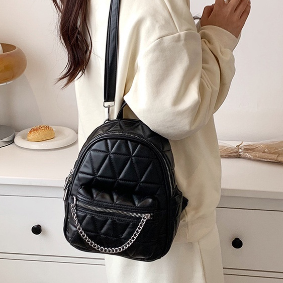 SOLO Solo Balo Nữ cặp đi học balo du lịch balo nữ da  Korean Style Stylish Beautiful Hàn Quốc L91TPSI 37Z230911