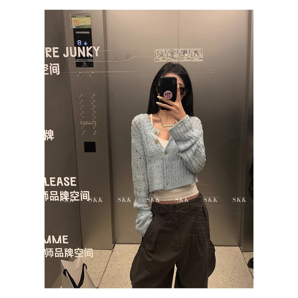 Áo Khoác Len Cardigan Phong Cách Mới Mùa Xuân 2023