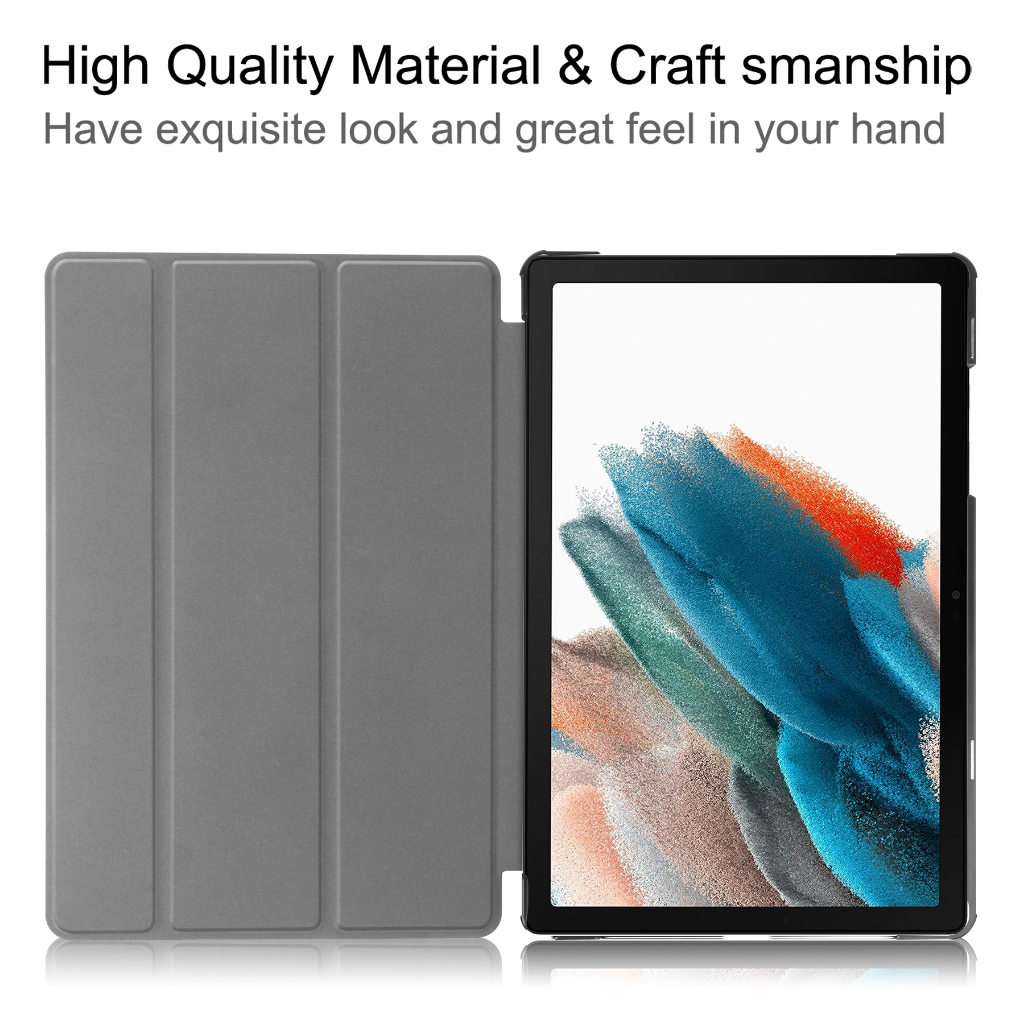 For Samsung Galaxy Tab A9+ A9 Plus 11 inch 2023 Tablet PU Leather Case Adjustable Folding Stand Cover For Galaxy Tab A 9 Plus 11.0 Inch