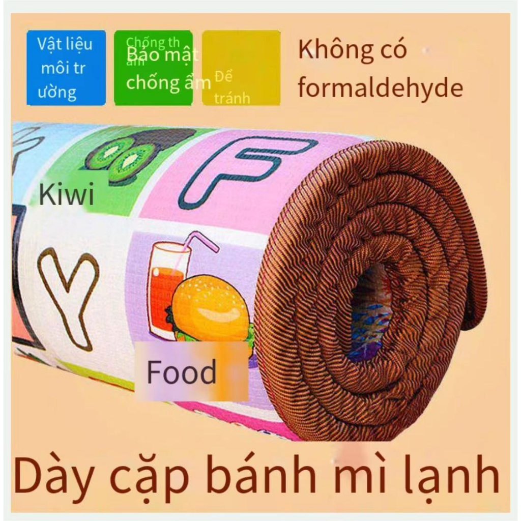 Thảm Xốp Dày Chống Thấm Nước Kích Thước 1cm-1.5cm Chuyên Dụng Cho Bé Tập Bò