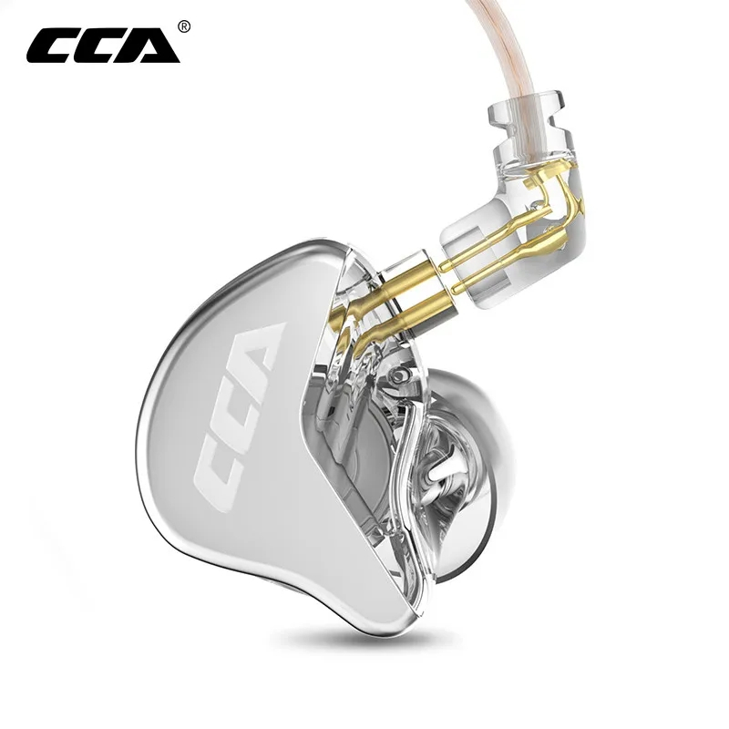 Cca cra in ear tai nghe hifi màn hình màng ngăn polymer cao tai nghe noice cancelling sport gamer earbuds tai nghe nra zex edx
