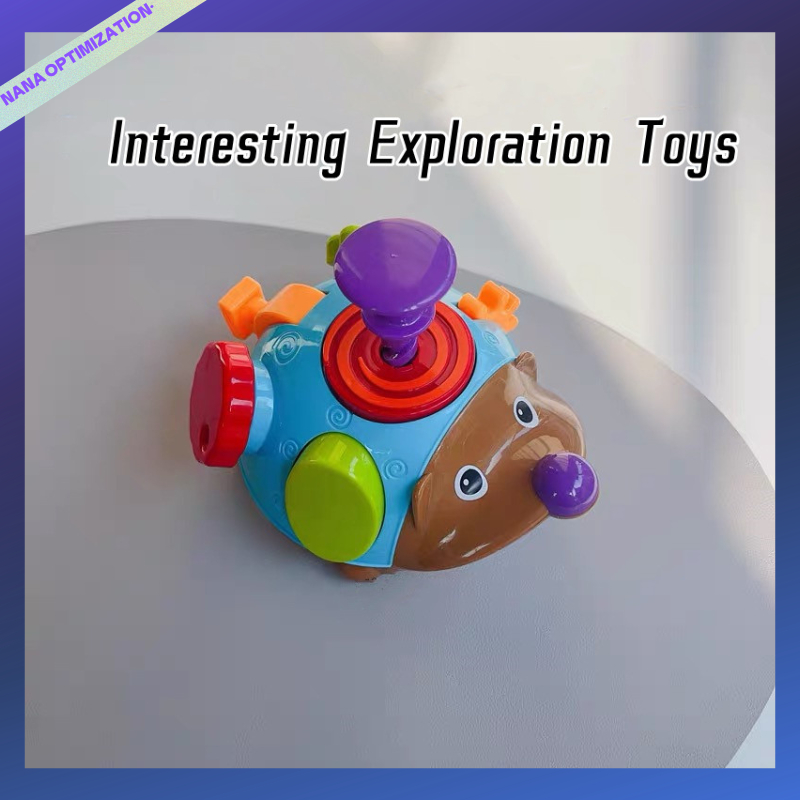 Đồ chơi giáo dục mầm non cho trẻ sơ sinh và trẻ nhỏ ở tuổi 2, đồ chơi cho sự phát triển trí thông minh. Nhím và rùa nhỏ khám phá đồ chơi hành động ngón tay tốt
