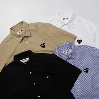 Thời trang áo sơ mi sọc tay ngắn caual áo sơ mi ngắn tay cho phụ nữ và nam giới