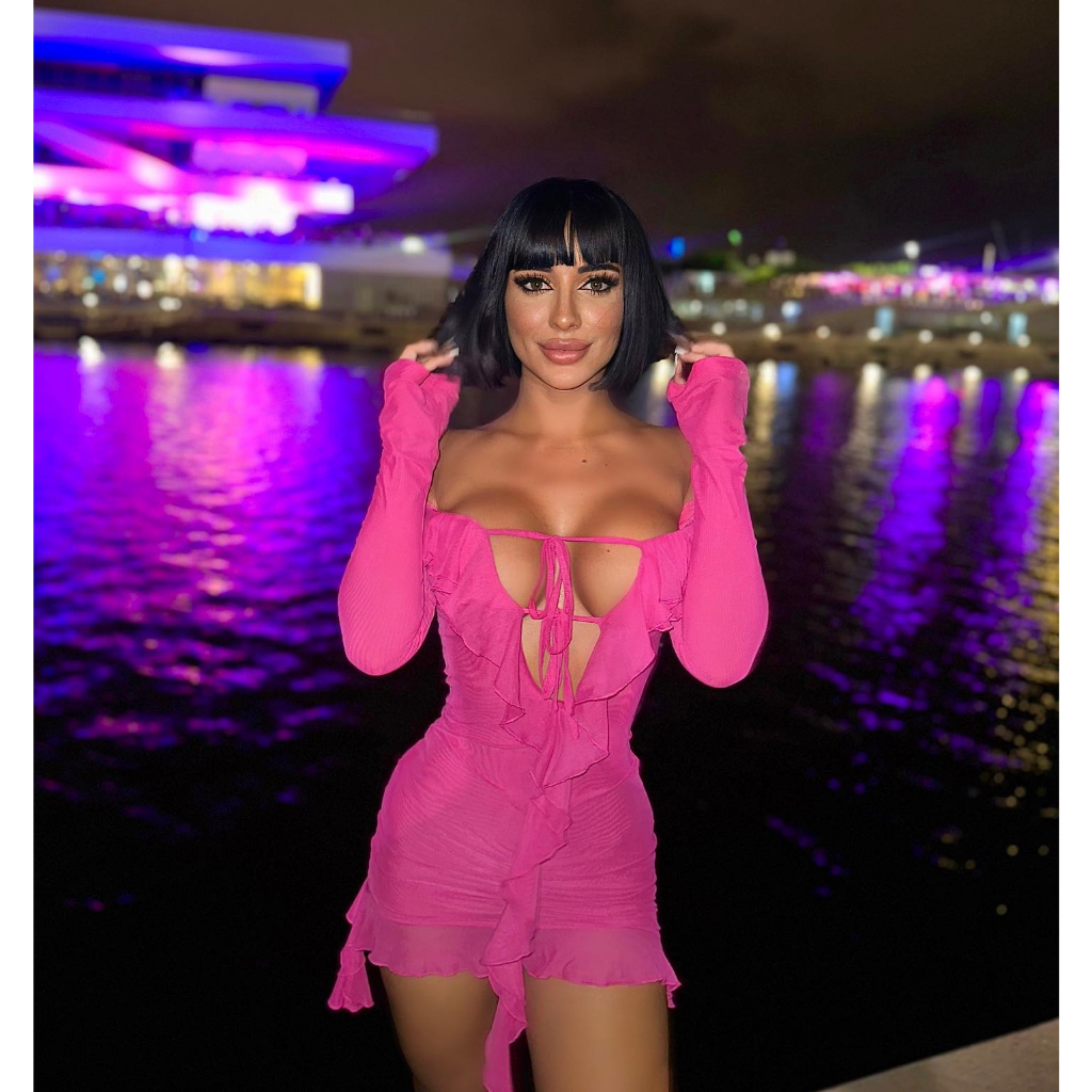 Đầm Ôm Trễ Vai Tay Dài Màu Sắc Thời Trang Cho Nữ