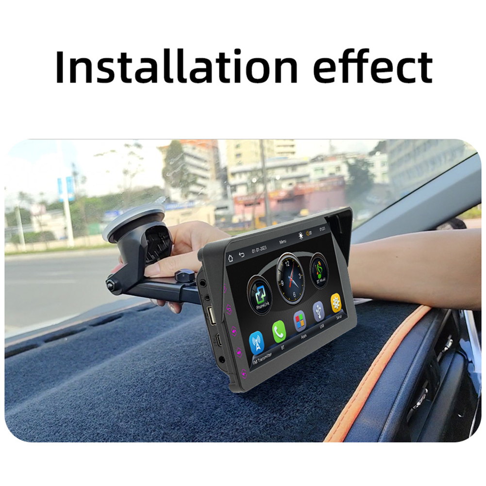 7 inch car radio bluetooth không dây tương thích carplay android auto fm radio mirrorlink hd built-in loa màn hình cảm ứng camera hành trình