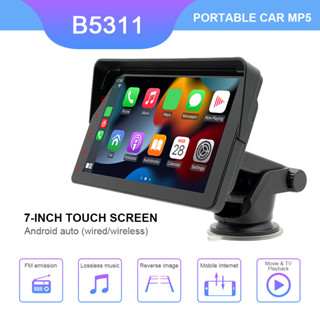 7 inch car radio bluetooth không dây tương thích carplay android auto fm radio mirrorlink hd built-in loa màn hình cảm ứng camera hành trình