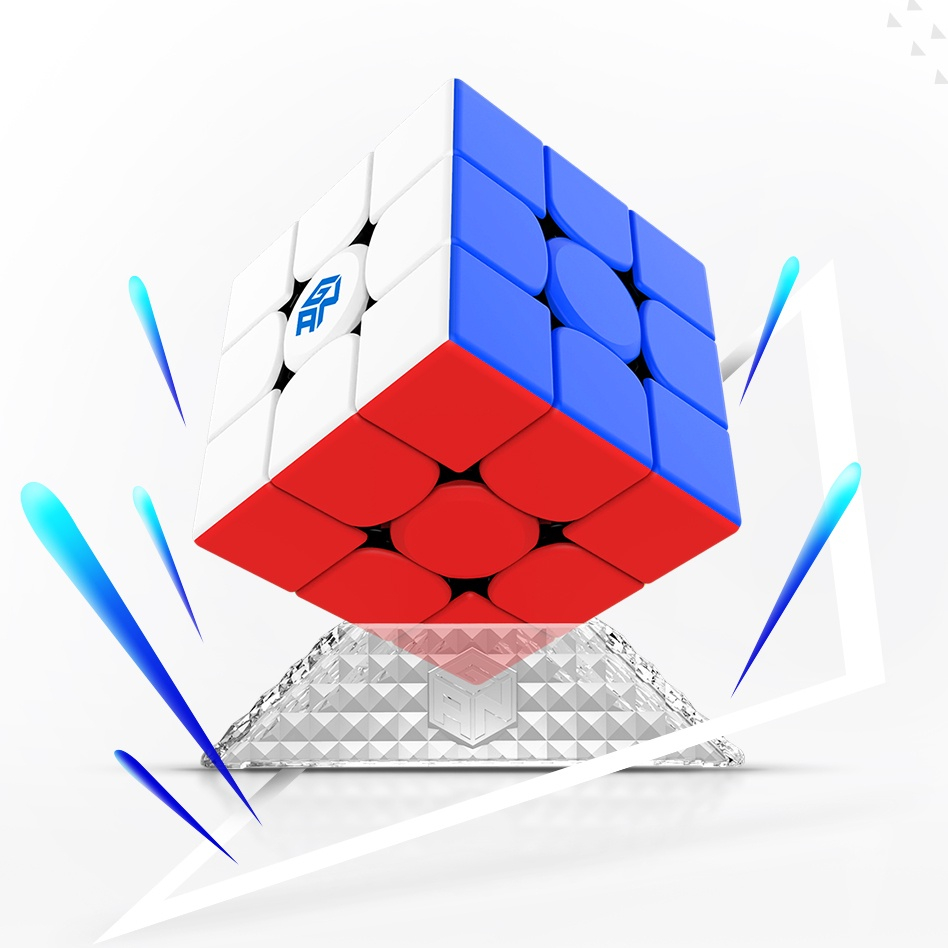 GAN CUBE Tam Giác Trong Suốt Đứng 2x2 3x3 4x4 GAN Khối Lập Phương Tốc Độ Hiển Thị Chân Đế Đế