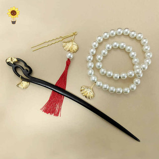 Jingyue genshin impact ningguang cosplay phụ kiện tóc anime party phụ kiện thời trang kẹp tóc anime cosplay tóc giả phụ kiện