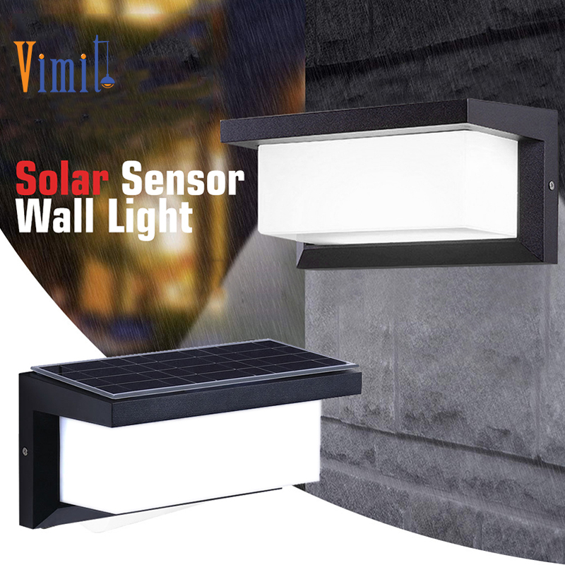 【Miễn phí vận chuyển】Vimite Đèn LED Năng Lượng Mặt Trời Cảm Biến Cơ Thể Người Chống Thấm Nước Tắt / Mở Tiết Kiệm Năng Lượng Trang Trí Sân Vườn