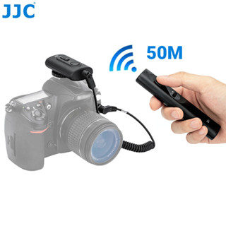 JJC 50 mét radio điều khiển từ xa không dây thanh dslr máy ảnh màn trập dây cáp nhả cho Canon EOS R10 R8 R7 R6 Mark II RP Ra R M5 M6 850D 800D 760D 200D II 100D 90D 80D 77D 70D 60Da 60D 750D 700D 650D 600D 550D 500D 250D 1500D 1300D 1200D 1100D 1000D G5X