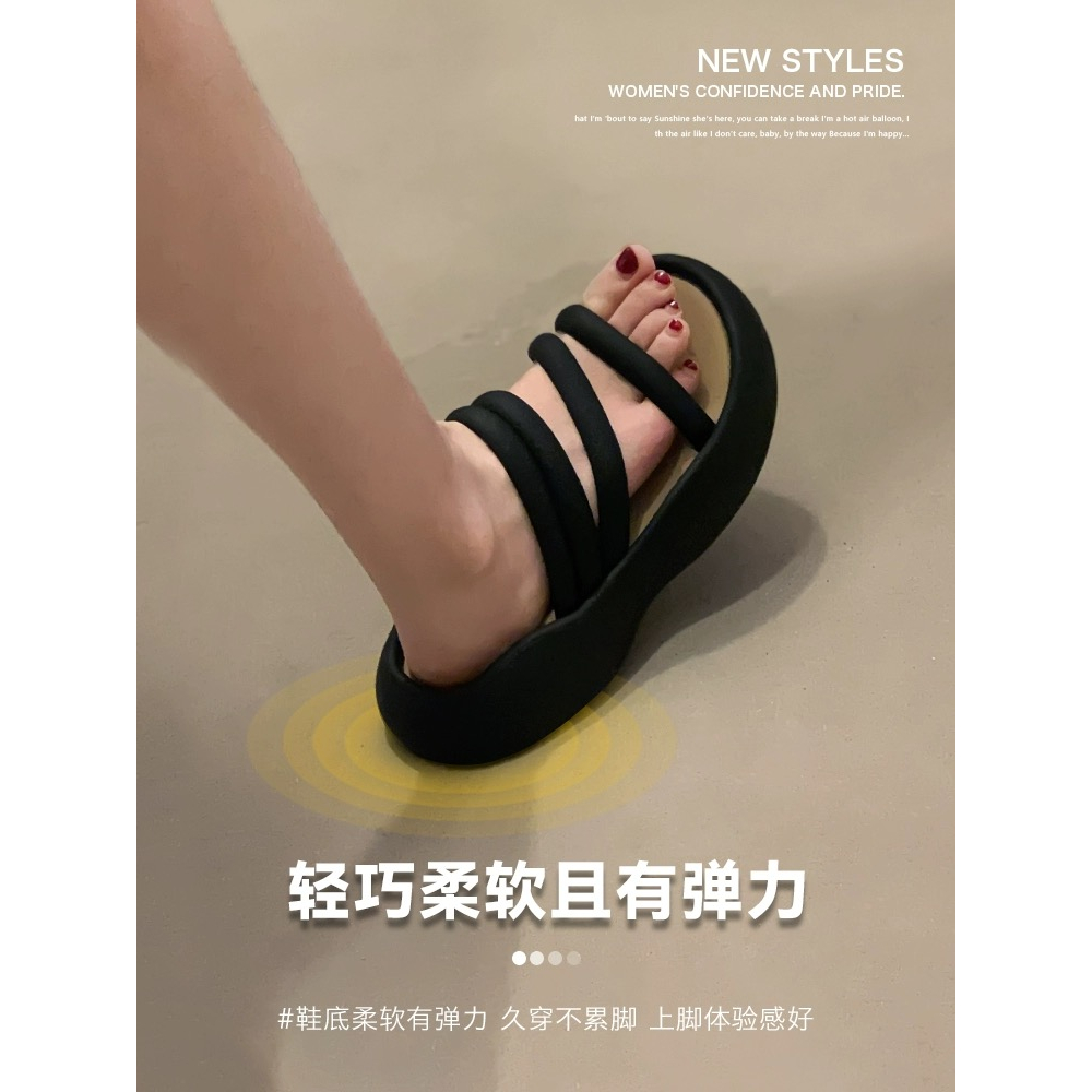 Juliet Dép sandal nữ quai ngang chính hãng nhiều màu đơn giản mẫu mới 2023 Mã B98G0D4