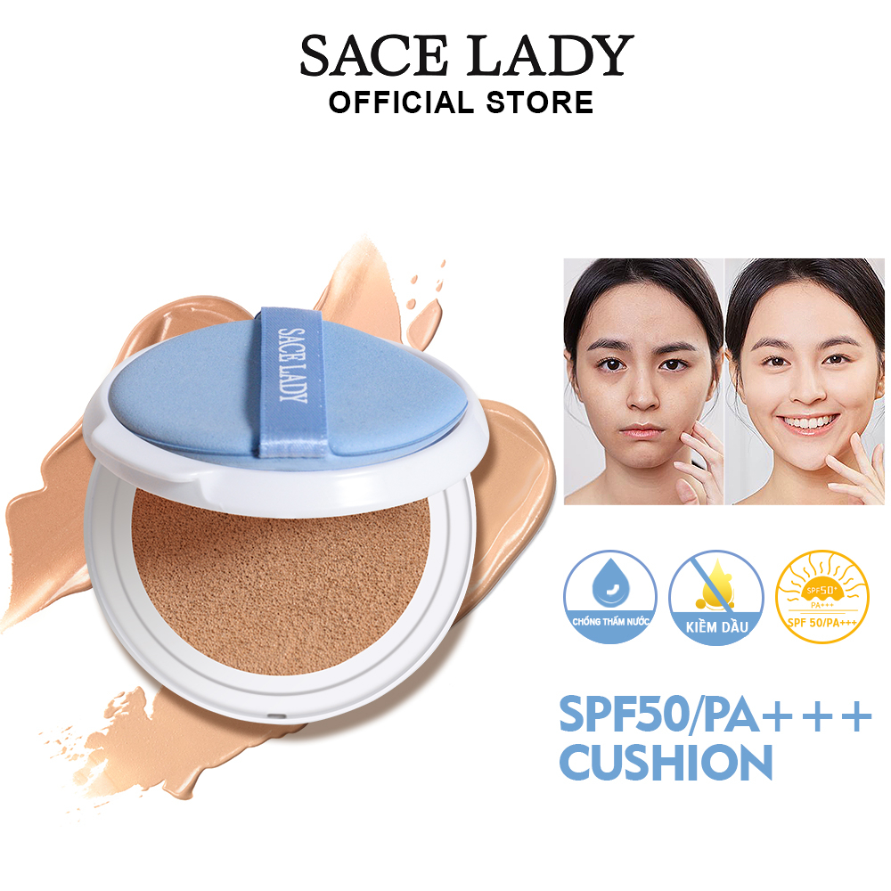 Lõi thay thế Cushion BB SACE LADY Chống Thấm Nước Trang Điểm Tự Nhiên Lâu Trôi 12g