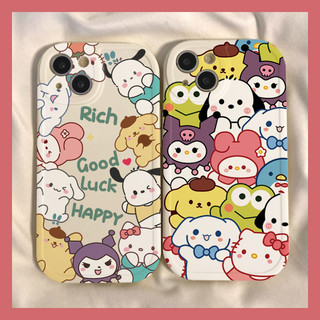 Ốp lưng cho iphone 11por 12 13 14promax 6s 7 8plus x xr xsmax 14plus 13mini phim hoạt hình dễ thương mẫu toàn màn hình netflix silicone chống trượt