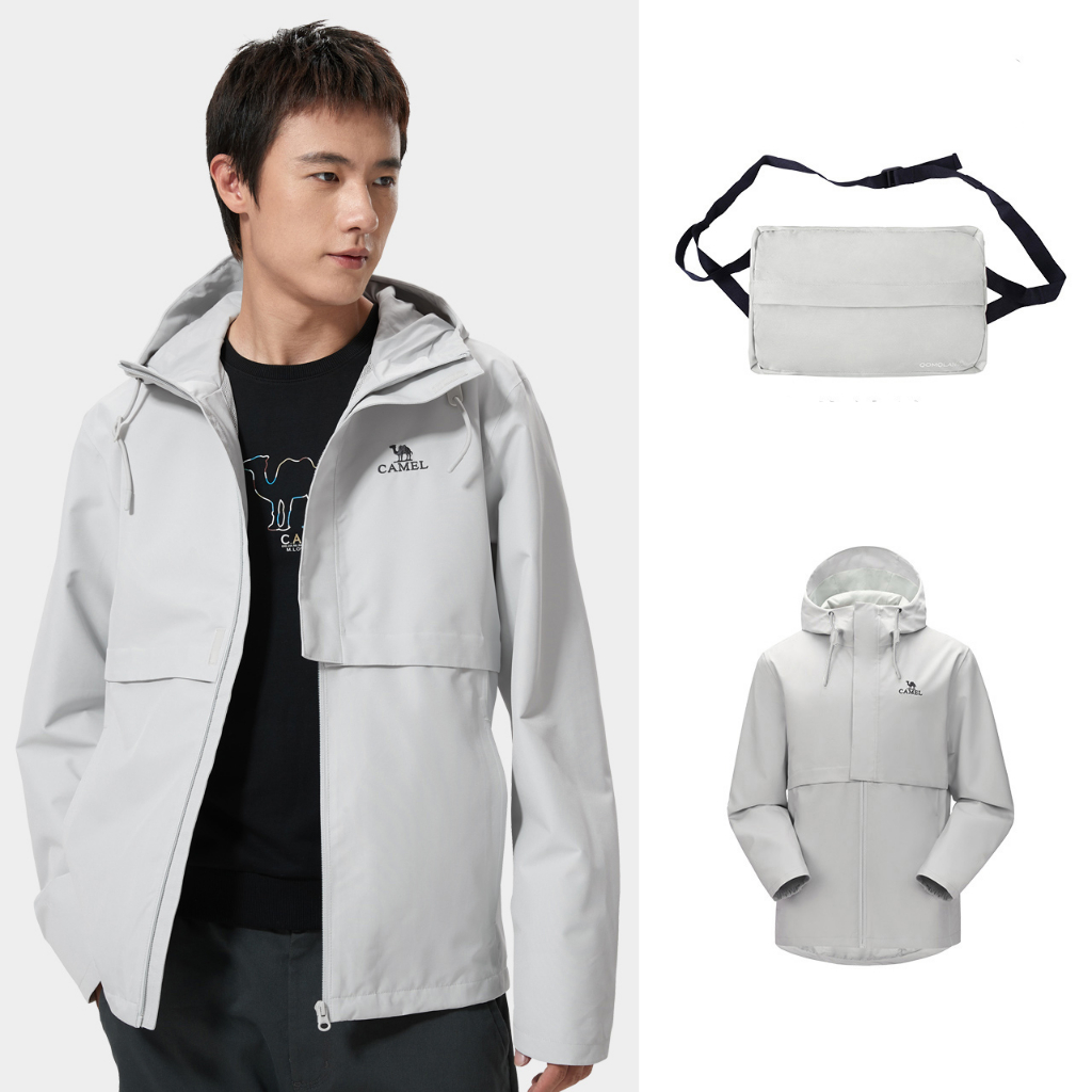 CAMEL Áo Khoác Leo Núi Chống Gió / Thấm Nước Cá Tính Cho Nam