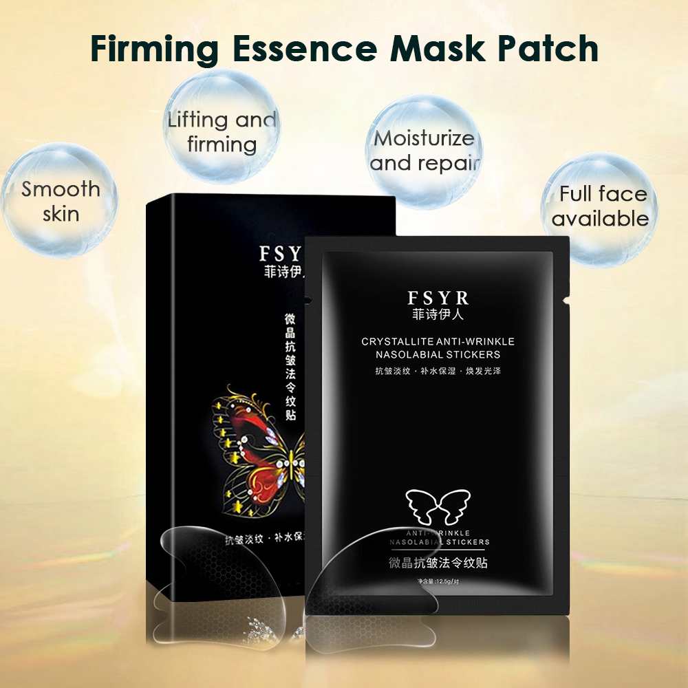 Msdear 5 pairs face & forehead wrinkle patches - anti wrinkle facial patches to smooth eye, mouth, forehead wrinkles - non-silicone face tape for fine wrinkle between eyes & face