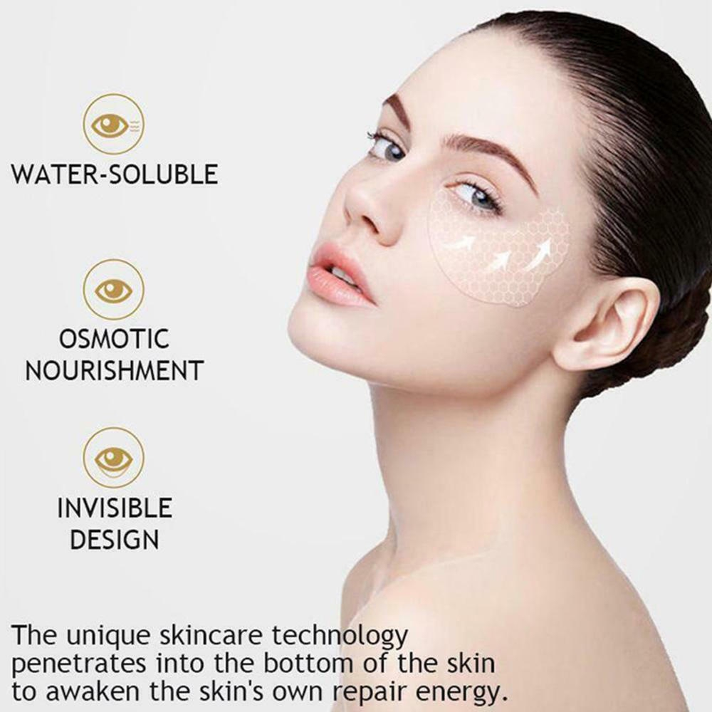 Msdear 5 pairs face & forehead wrinkle patches - anti wrinkle facial patches to smooth eye, mouth, forehead wrinkles - non-silicone face tape for fine wrinkle between eyes & face