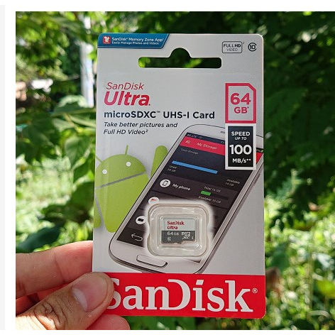 SANDISK Thẻ Nhớ 256GB 128GB 64GB 32GB Tốc Độ Cao Cho Điện Thoại