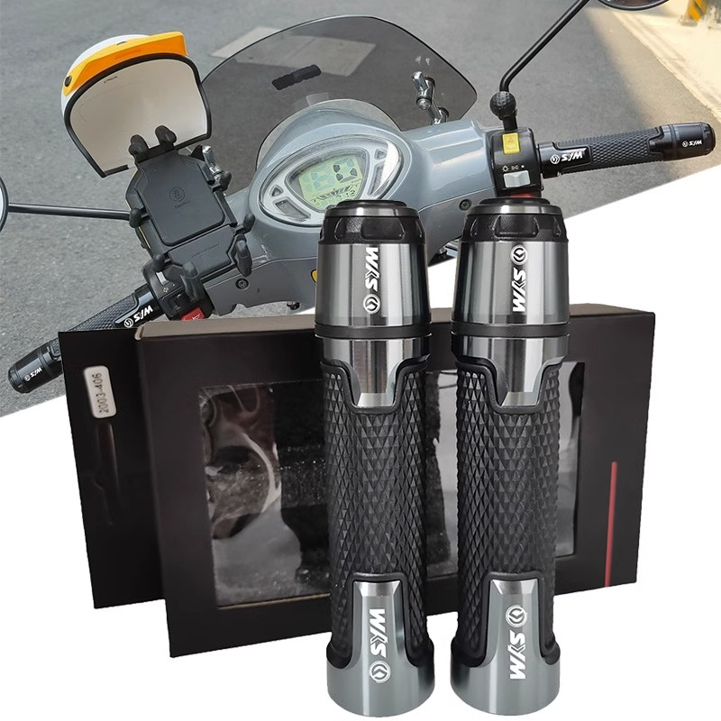 ★XC★Thích hợp cho SYM Sanyang JETS125 Fit 3 Fiddle4 Sửa Đổi Tay Cầm Sừng Phanh Bao Bộ Tay Cầm