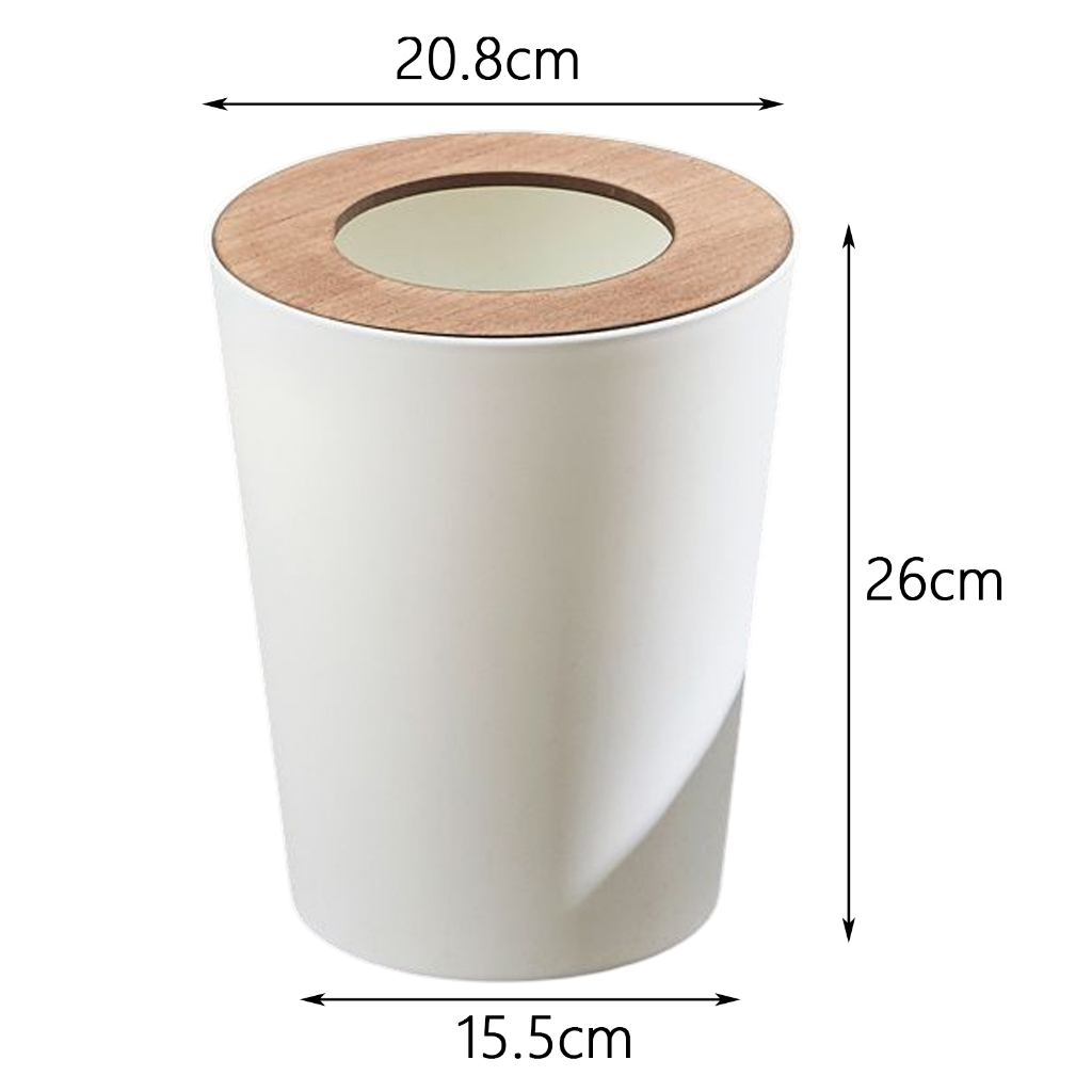 Thùng Đựng Rác Hình Tròn Không Có Nắp Siêu Bền Tiện Dụng Cho Gia Đình