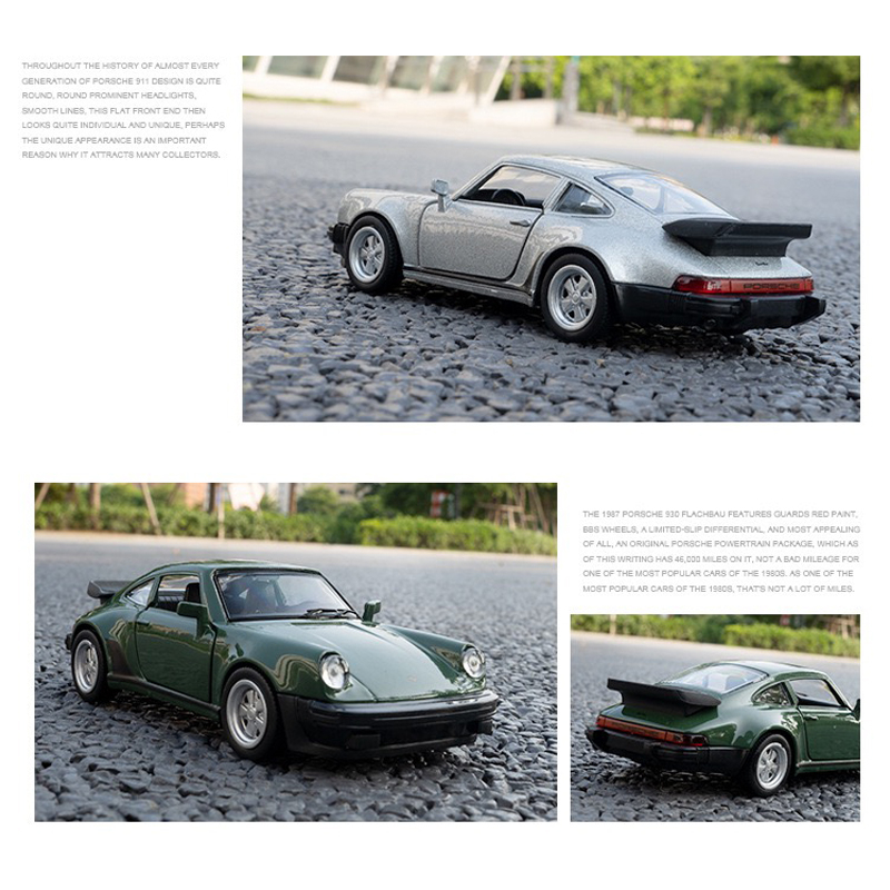 1:36 scale porsche 911 turbo 1978 mô hình xe hợp kim diecast car lovers collection quà tặng sinh nhật trẻ em đồ chơi bé trai bằng kim loại