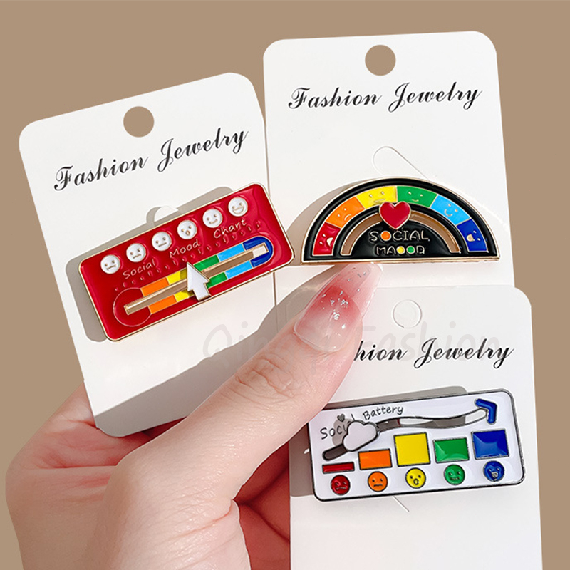 Ghim cài áo MISS ZOE tráng men họa tiết hoạt hình vui nhộn đầy màu sắc phong cách mới làm quà tặng cho bạn bè trẻ em