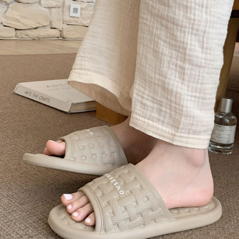 Prowow❤Dép Đi Trong Nhà Đế Mềm Thoải Mái Phong Cách Nhật Bản Cho Cặp Đôi