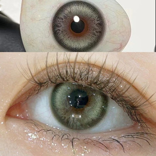Cặp lens Irislens màu xám glacier 14.2mm mềm dùng chụp ảnh