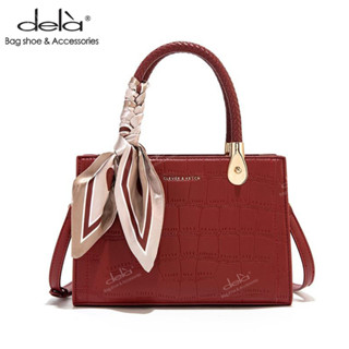  Dela Túi xách cho mẹ túi đeo chéo nữ Túi xách nữ túi màu đỏ 2024 Túi cưới di động dung tích lớn 