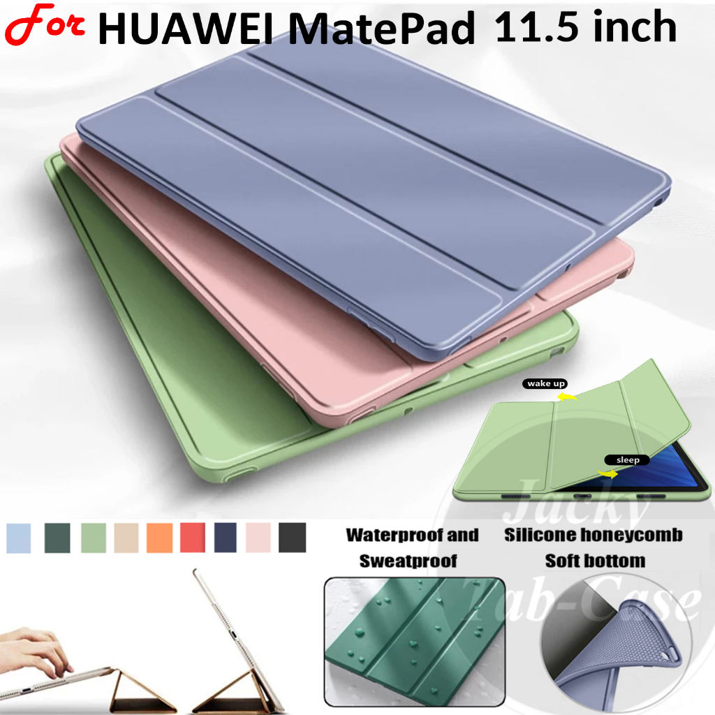 Ốp Lưng Cho HUAWEI MatePad 11.5 2023 2024 Máy Tính Bảng 11,5 inch Da PU Thời Trang Gấp Đứng 11.5 "BT