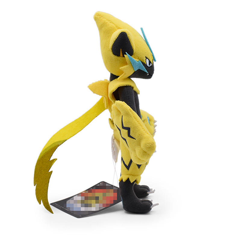 25 cm nhật bản pokemon anime hình zeraora đồ chơi sang trọng búp bê giữ gối động vật nhồi bông mềm mèo cho trẻ em quà tặng sinh nhật giáng sinh