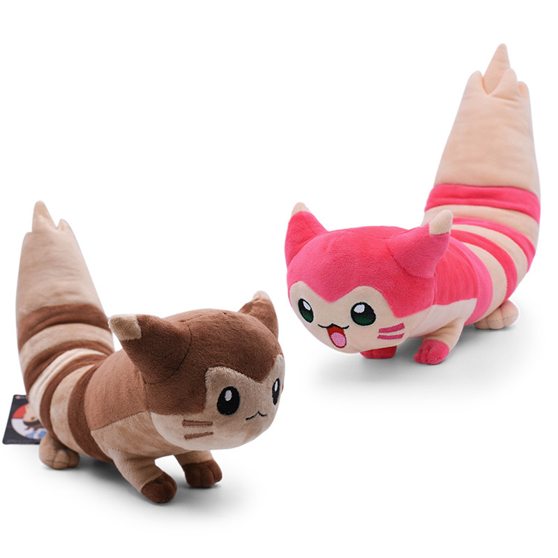 23-47 cm pokemon anime hình sentret furret đồ chơi sang trọng búp bê giữ gối động vật nhồi bông mềm sóc cho trẻ em quà tặng sinh nhật giáng sinh