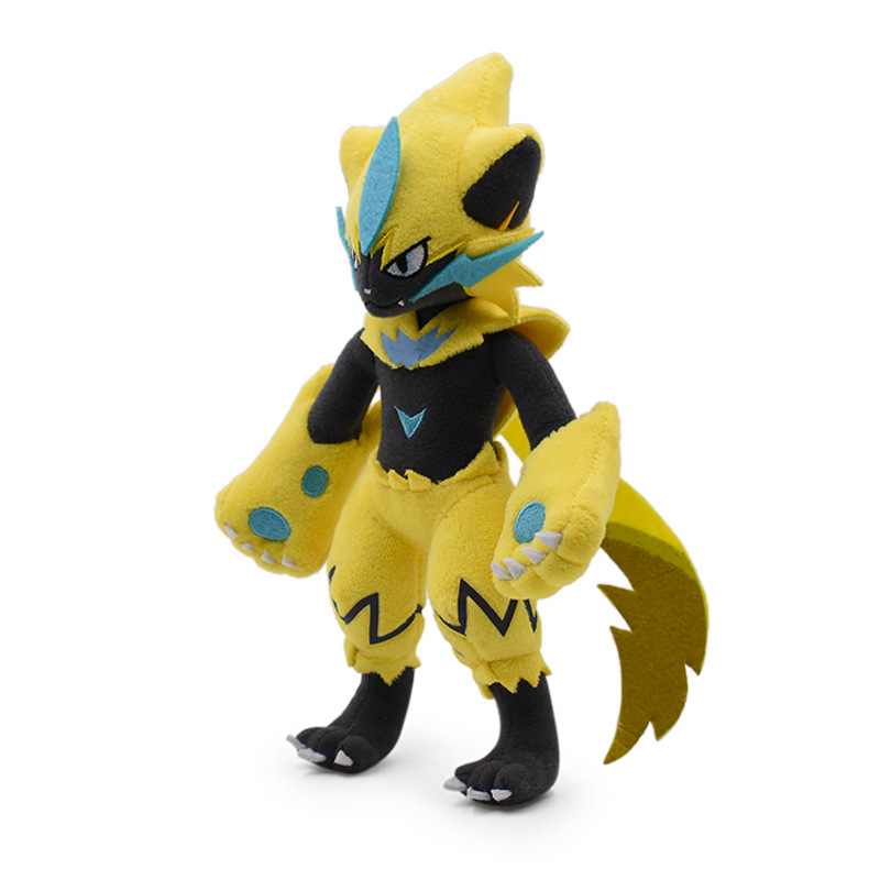 25 cm nhật bản pokemon anime hình zeraora đồ chơi sang trọng búp bê giữ gối động vật nhồi bông mềm mèo cho trẻ em quà tặng sinh nhật giáng sinh