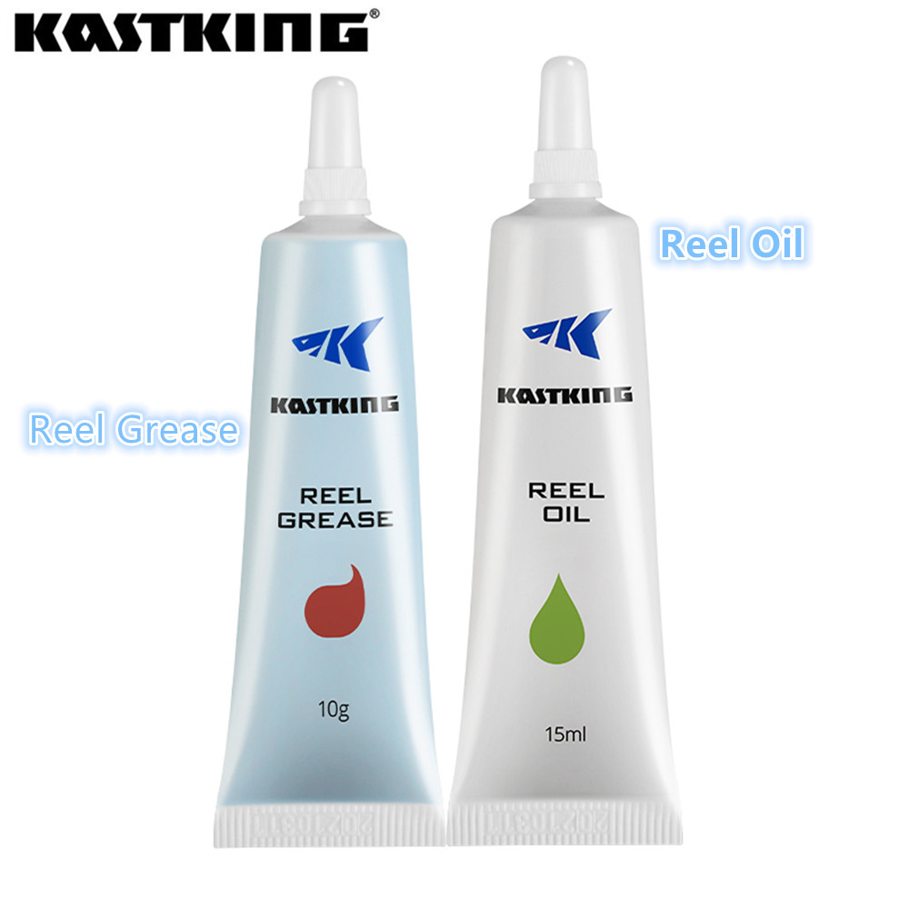 Kastking 2 cái mỡ bảo vệ + dầu bôi trơn cho cuộn câu cá vòng bi chất bôi trơn nướng quay câu cá reel lube bảo trì dầu dụng cụ câu cá