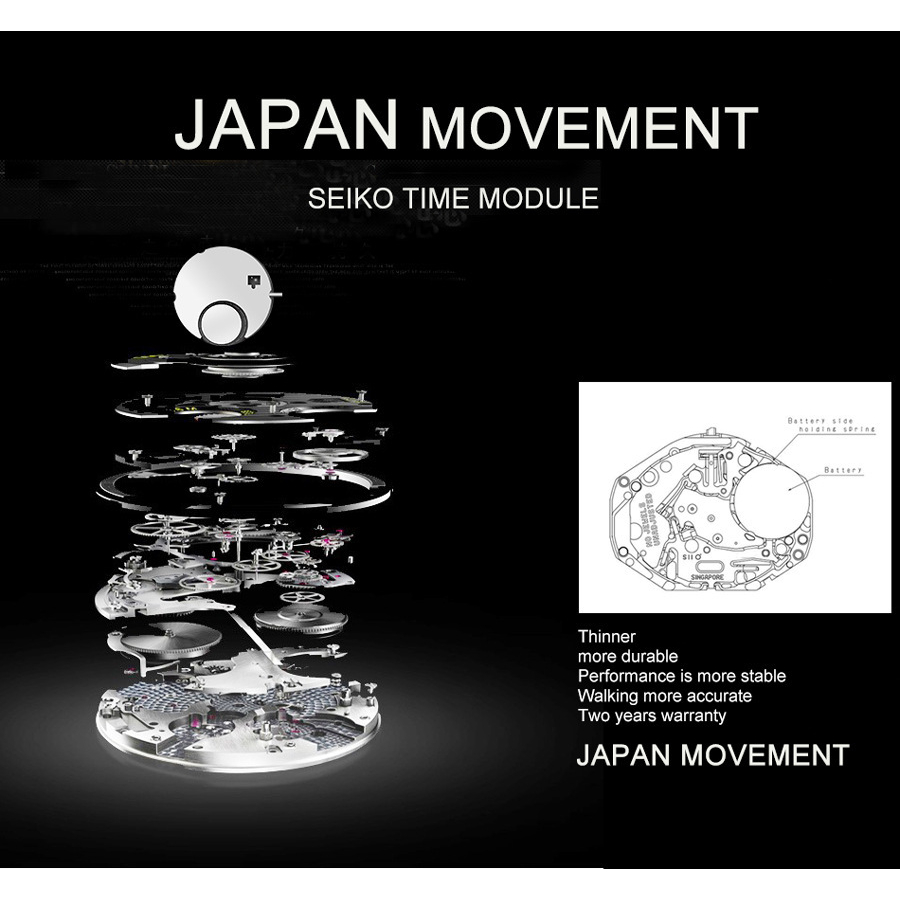 Hannah martin casual watch nam sports quartz đồng hồ đeo tay bằng da không thấm nước đồng hồ đeo tay đồng hồ đeo tay