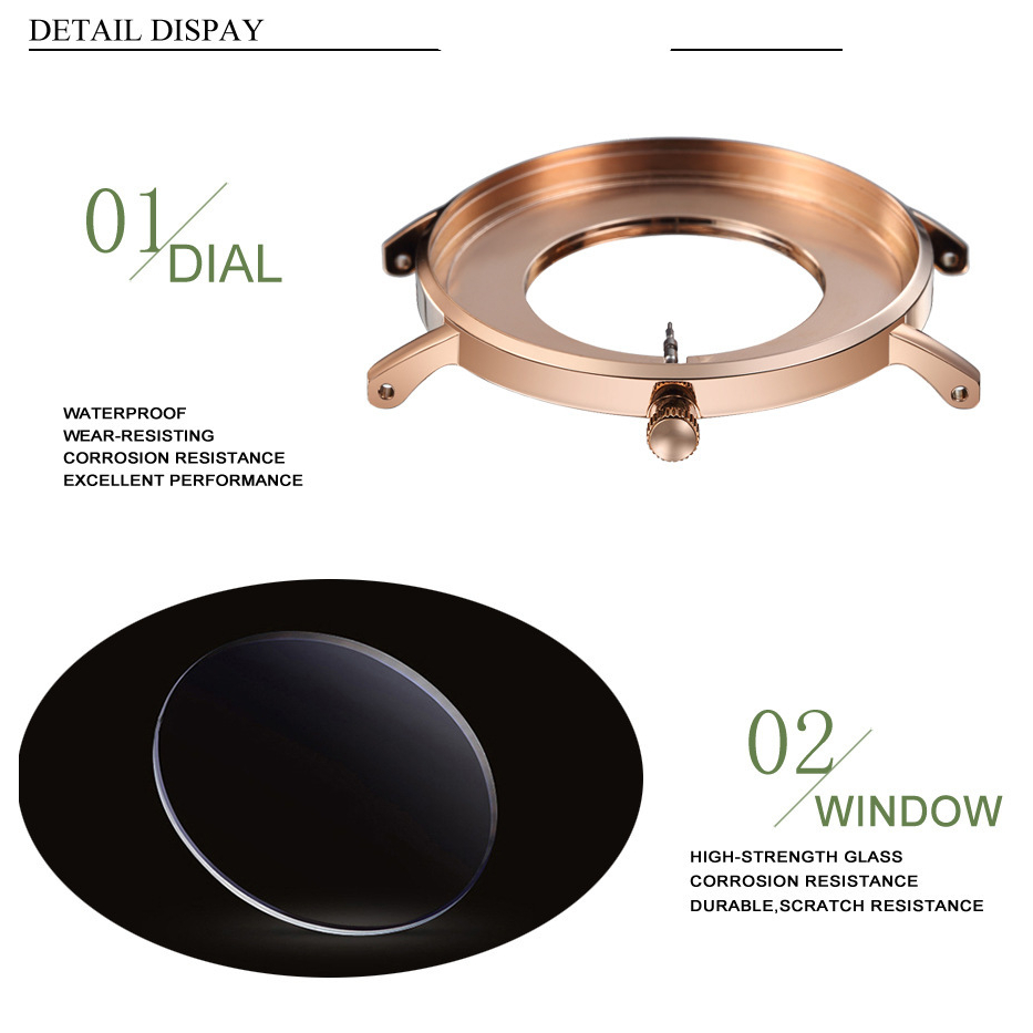 Hannah martin casual watch nam sports quartz đồng hồ đeo tay bằng da không thấm nước đồng hồ đeo tay đồng hồ đeo tay