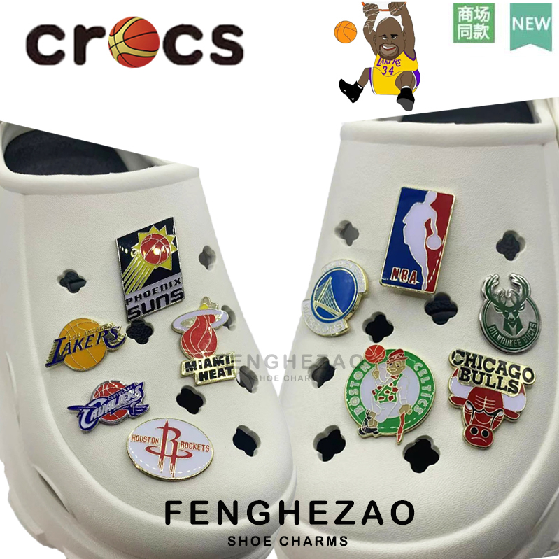 Crocs jibbtiz nba series crocs charm cho crocs diy collocation