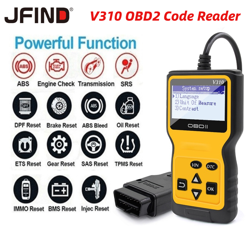 Máy Quét Chẩn Đoán Lỗi Động Cơ Xe Hơi v310 obd2 Obd327 elm 327 v1.5