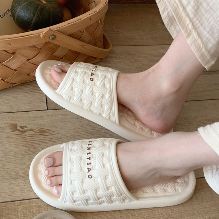 Prowow❤Dép Đi Trong Nhà Đế Mềm Thoải Mái Phong Cách Nhật Bản Cho Cặp Đôi