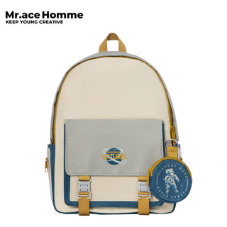 Ba lô đi học MR. ACE HOMME đựng laptop phong cách phi hành gia nâng cấp phong cách Nhật Bản unisex cho học sinh