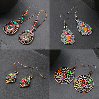 Đôi bông tai dáng dài phong cách ấn độ boho thời trang cho nữ