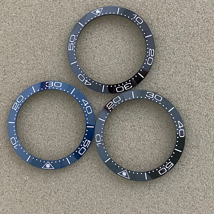 39,8mm bezel đồng hồ bằng gốm bezel phụ kiện thay thế bộ phận đồng hồ
