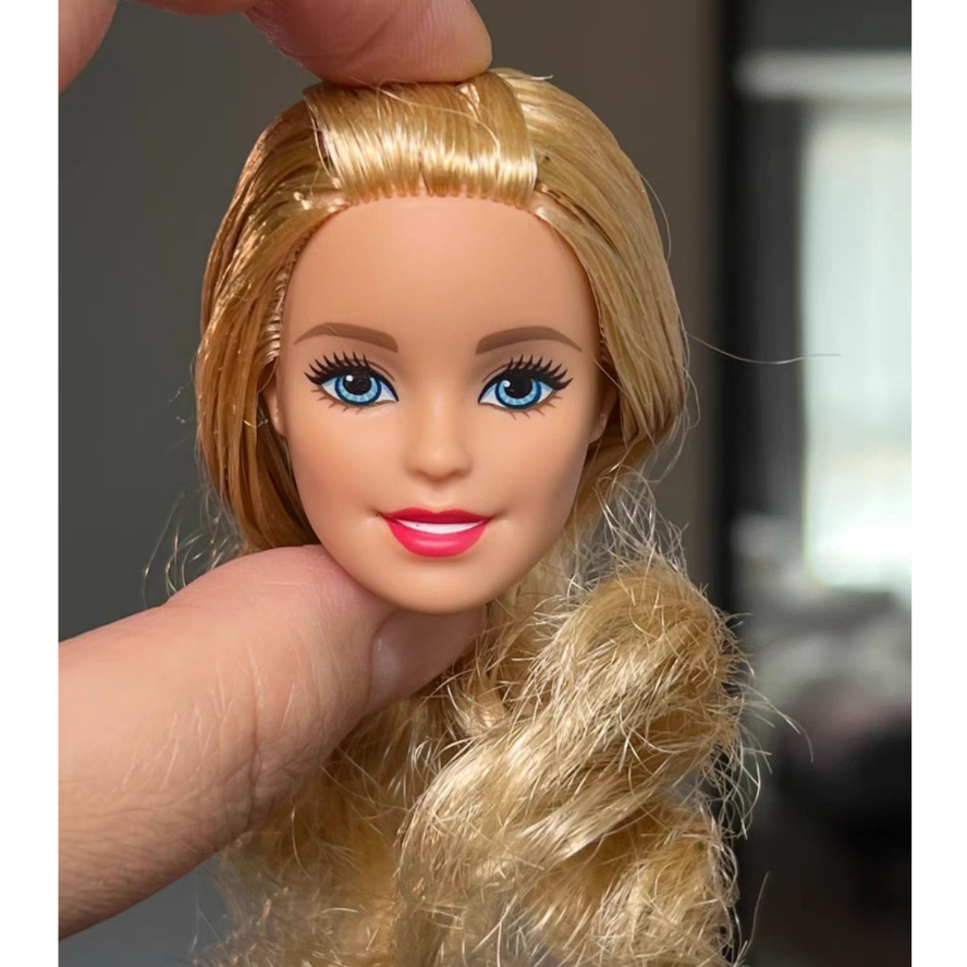 Ngẫu nhiên 5 cái đầu búp bê barbie cho búp bê barbie phụ kiện đồ chơi