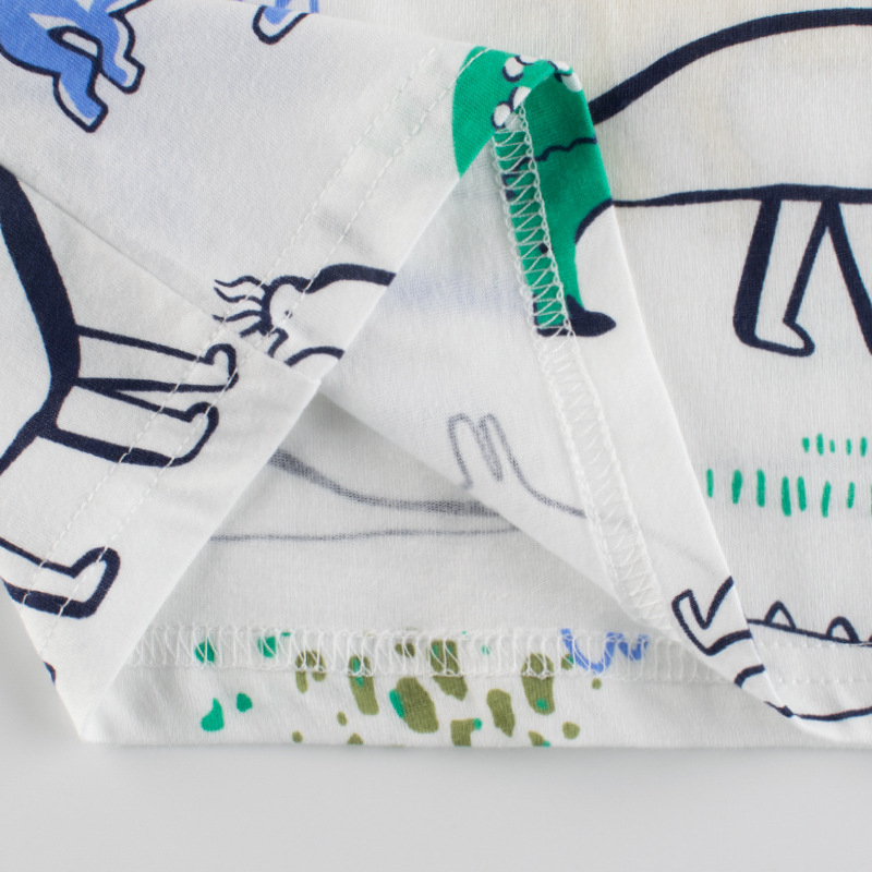 Áo Thun cotton Tay Ngắn In Hình Thời Trang Mùa Hè 2023 Dành Cho Bé Trai