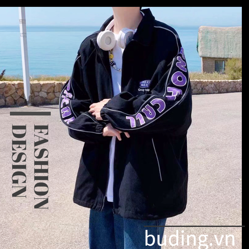 Áo khoác nam form rộng vải dù cao cấp áo bomber thời trang Hàn Quốc dáng Unisex nam nữ bigsize gió 2 lớp top Jacket