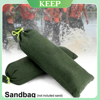 [Hàng Hot] 30x70cm vải chống lũ lụt túi cát dày chống lũ lụt túi cát có dây rút Keepgoing