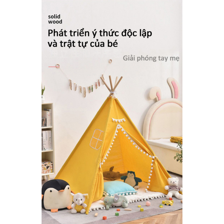 1.6m / 1.8m Lều Đồ Chơi Hình Lâu Đài Cho Bé