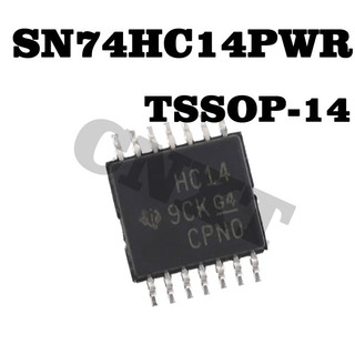5 cái / lốc hc14 sn74hc14pwr 74hc14 tssop-14 thương hiệu mới ban đầu logic chip ic 74hc14pw